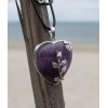  Collier Cœur Améthyste