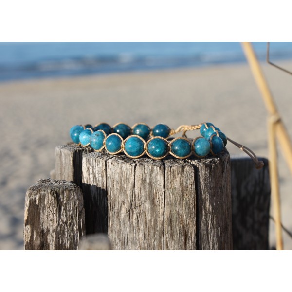Bracelet Shamballa Apatite
