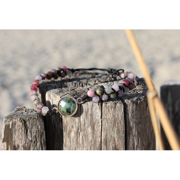Bracelet en pierre de Tourmaline