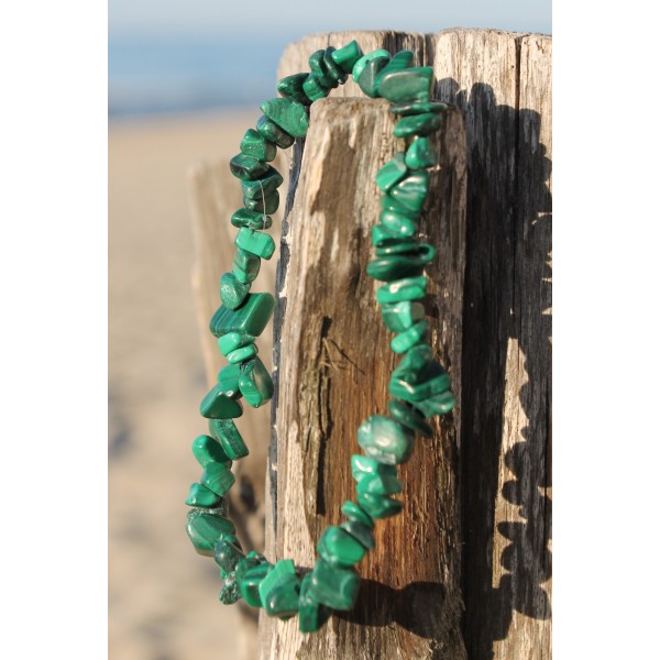 Bracelet "Anti-douleurs" en pierre de Malachite