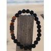 Bracelet Onyx & Œil de tigre