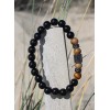 Bracelet Onyx & Œil de tigre