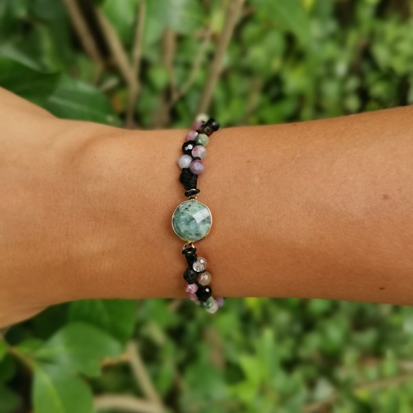 Bracelet en pierre de Tourmaline