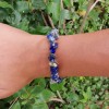 Bracelet en pierre de Lapis-lazuli