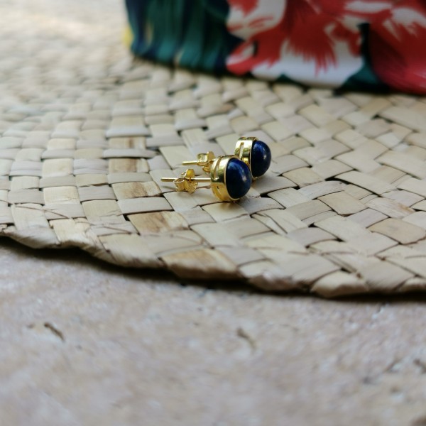 Boucles d'oreilles lapis-lazuli