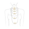  Collier ras de cou aigue marine - pierres boules 8mm