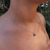 Collier en Pierre de Malachite - Argent 925