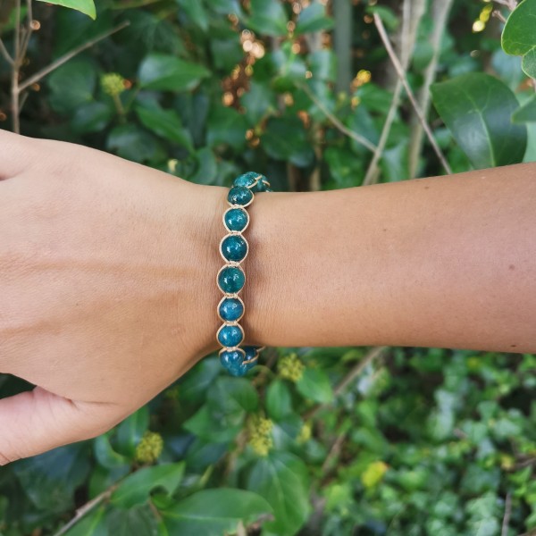 Bracelet Shamballa Apatite