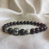 Bracelet grenat rouge - Pierres 8mm