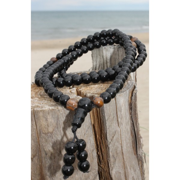 Mala "Protection & Force en pierre d'Oeil de tigre