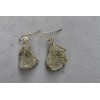Boucles d'oreilles "goutte" en pierre d'Améthyste