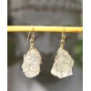 Boucles d'oreilles "goutte" en pierre d'Améthyste