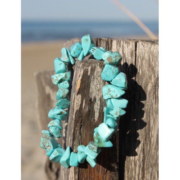 Bracelet en pierre d'amazonite