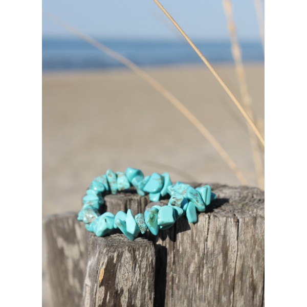 Bracelet en pierre d'amazonite