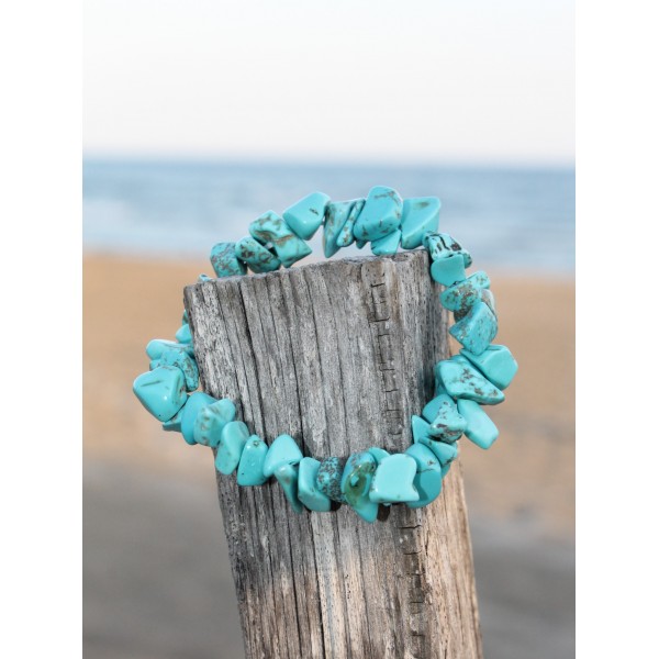 Bracelet en pierre d'amazonite