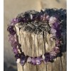 Bracelet "Amour et Sagesse" en pierre d'Améthyste