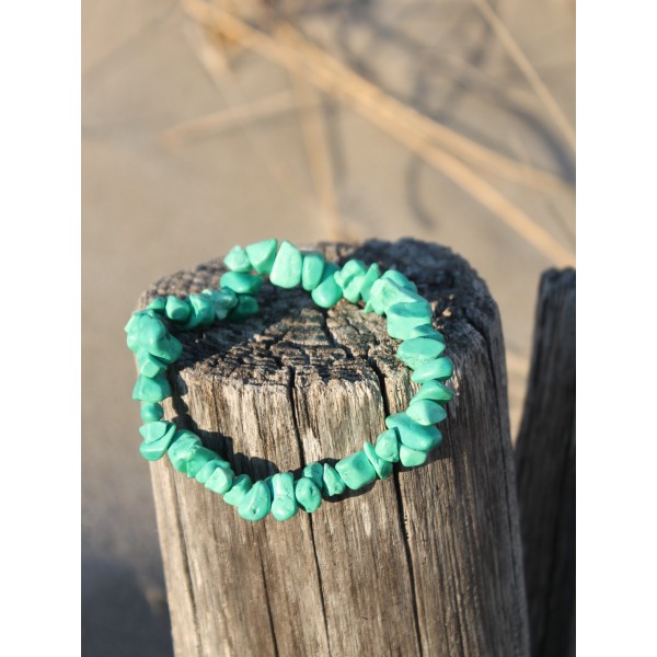 Bracelet en pierre d'amazonite