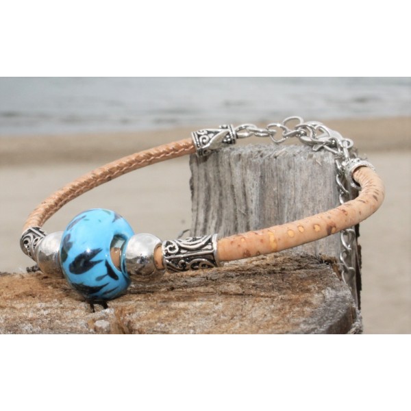 Bracelet en liège (Végan)